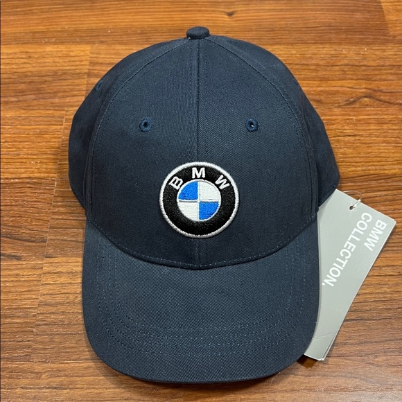 BMW Collection Sz XS/S Dark Blue Embroidered Logo Hat NWT - Picture 1 of 7
